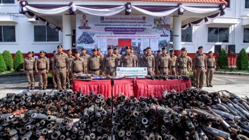 ประจวบคีรีขันธ์ – ผู้การฯ ประจวบฯ สั่งทุกโรงพักเปิด ปราบจริง ยึดจริง ปรับจริง!” ผู้การประจวบฯ สั่งลุยเชือดแก๊งแว้นทั้งจังหวัดประกาศ “ปราบจริง ยึดจริง ปรับจริง” คืนความสงบเป็นของขวัญปีใหม