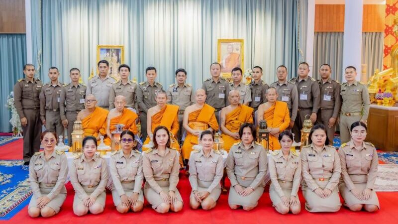 นครนายก – สมเด็จพระสังฆราชฯ ประทานไฟพระฤกษ์ และน้ำพระพุทธมนต์ ในการจัดกิจกรรมสวดมนต์ข้ามปี