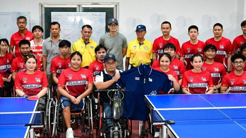 ทีมเทเบิลเทนนิสวีลแชร์พาราไทย ฟิตเกือบสมบูรณ์ พร้อมล่าเหรียญอาเซียนพาราเกมส์ 2025