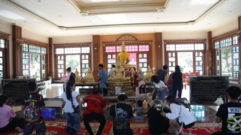 ปทุมธานี – อิ่มบุญส่งท้ายปีวัดโบสถ์ชวนสวดมนต์ข้ามปี2569เสริมมงคลชีวิตตักบาตรรับอรุณปีใหม่