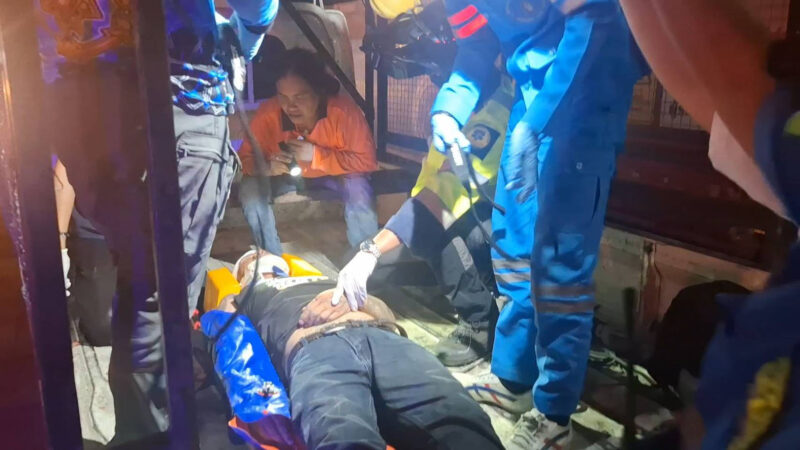 หนุ่มก่อสร้างถูกเหล็กตีหัวบาดเจ็บ คาด เมาแล้วทวงเงินค่าเหล้ากับเพื่อนคนงานจนถูกตี