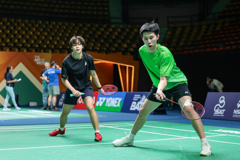 ทัพแบดมินตันไทยลงซ้อมสนามจริง “ปอป้อ-โอโม่” ลั่นขอโฟกัสทีละรอบ ลุ้นแชมป์ไทยแลนด์ มาสเตอร์ส 2026