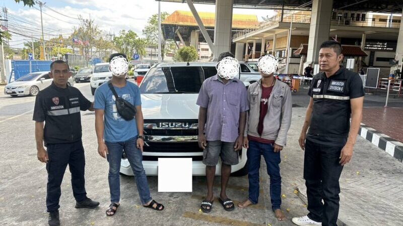 ตม.สงขลา ร่วมกับศุลกากร รวบคนขับหัวใส ดัดแปลงช่องลับซุกต่างด้าวคาด่าน