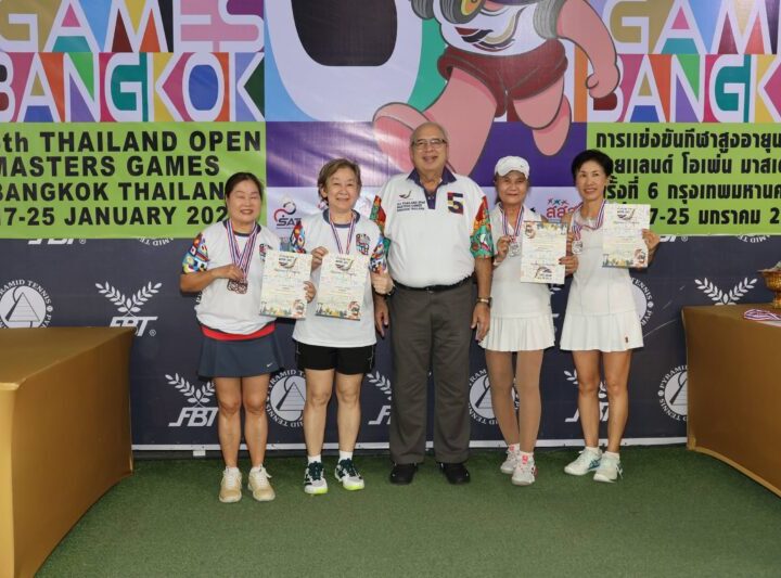 เทนนิส ไทยแลนด์ โอเพ่น มาสเตอร์เกมส์ ปลื้มมี พลเอกสนธิ ลงแข่งปีแรก