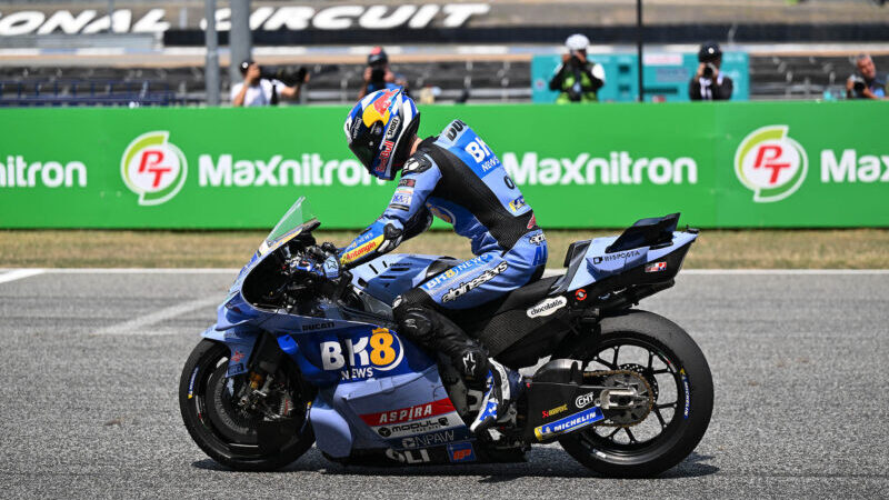 เร็วที่สุดที่เคยมีมา! “เบซเซ็คคี” ผงาด “บุรีรัมย์ เทสต์” ทำสถิติใหม่ทดสอบ โมโตจีพี สนามช้าง