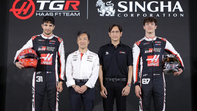 “TGR HAAS F1 TEAM” ถึงไทย ร่วมแถลงข่าว “สิงห์” พาร์ทเนอร์ฤดูกาล 2026-28