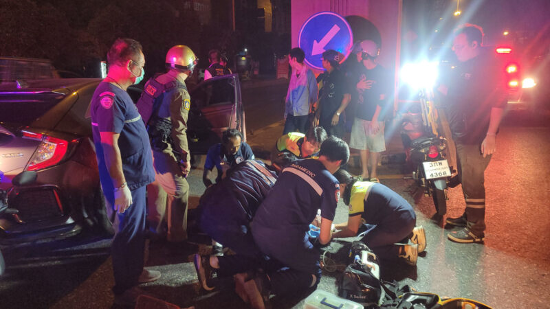 ล่าตัวชายหัวร้อนควักมีดแทง ตำรวจ สืบ ตม. เจ็บสาหัส