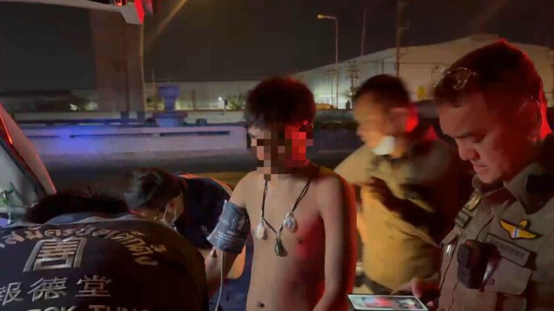 รัวยิงใส่วัยรุ่นเจ้าถิ่นบาดเจ็บ