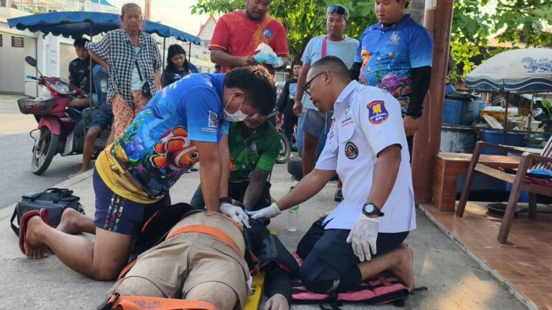 สลดนักท่องเที่ยววัย 35 ปี ดำน้ำดูปะการังกลางอ่าวบางเสร่ จมน้ำเสียชีวิต คาดโรคลมชักกำเริบ