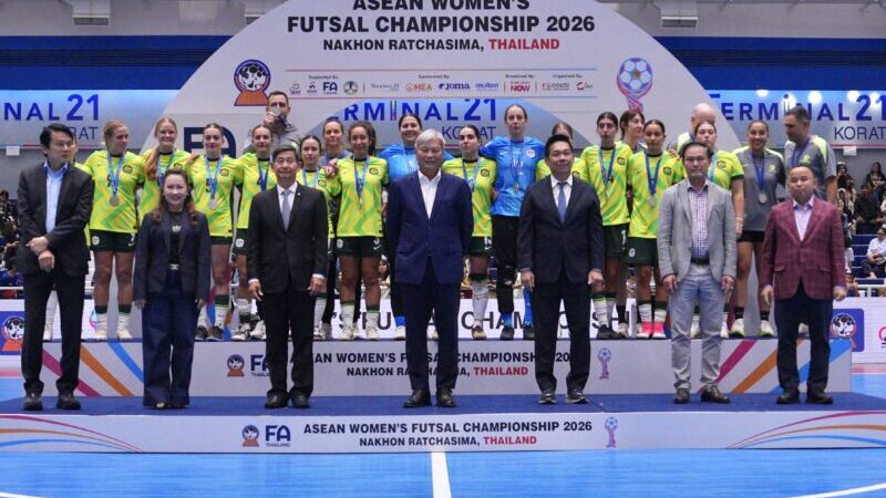 ฟุตซอลหญิงทีมชาติไทย คว้าแชมป์ Asean Women’s Futsal Championship 2026 สมัยแรกมาครอง