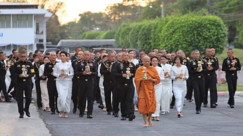 กองทัพภาคที่ 2 จัดกิจกรรมส่งเสริมพระพุทธศาสนา พิธีเวียนเทียนเนื่องในวันมาฆบูชา ประจำปี 2569