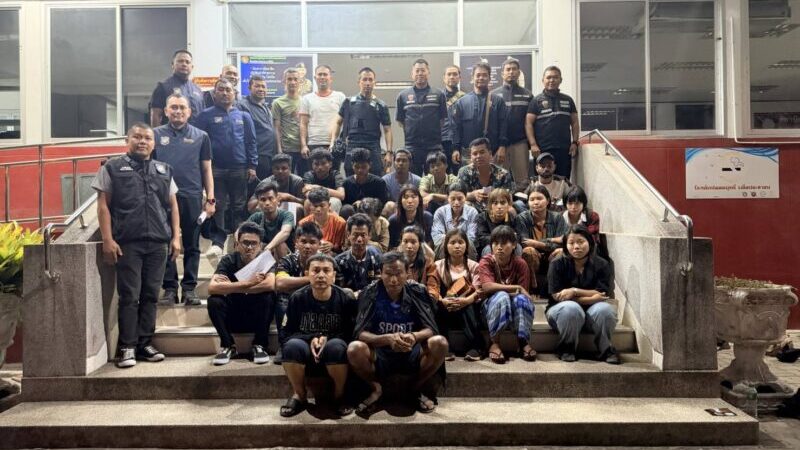 ตม.สงขลา ซ้อนแผนรวบเอเยนต์ขนแรงงานเถื่อน เตรียมส่งต่อมาเลเซีย จับต่างด้าว 22 คน