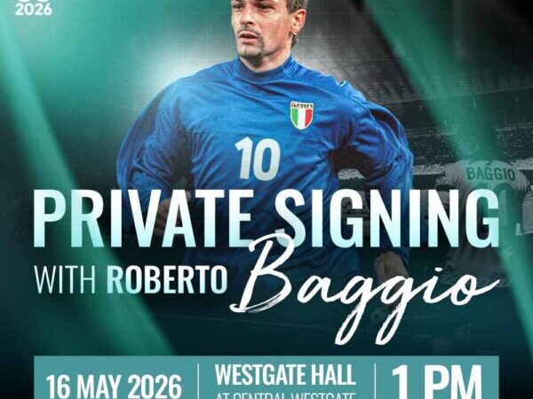 โอกาสพิเศษ! พบตำนาน “เทพบุตรเปียทองคำ” โรแบร์โต้ บาจโจ้ ในงาน TSCC’26 กับกิจกรรม Meet & Greet สุดเอกซ์คลูซีฟ!