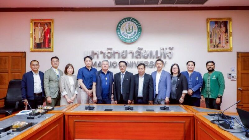 ม.แม่โจ้ หารือร่วม Chaoyang University of Technology ไต้หวัน เตรียมจัดตั้งศูนย์ “INTACT Base”