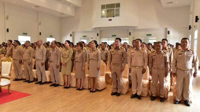 จังหวัดมุกดาหาร จัดงานถวายราชสดุดีและน้อม สำนึกในพระมหากรุณาธิคุณ เนื่องใน วันท้องถิ่นไทย ประจำปี 2569