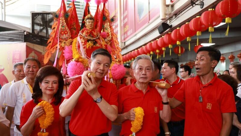 มูลนิธิป่อเต็กตึ๊ง จัดพิธีต้อนรับและอัญเชิญขบวนเจ้าแม่ลิ้มกอเหนี่ยวจากหาดใหญ่ ประจำปี 2569 ประดิษฐาน ณ ลานสำนักงาน มูลนิธิป่อเต็กตึ๊ง พลับพลาไชย