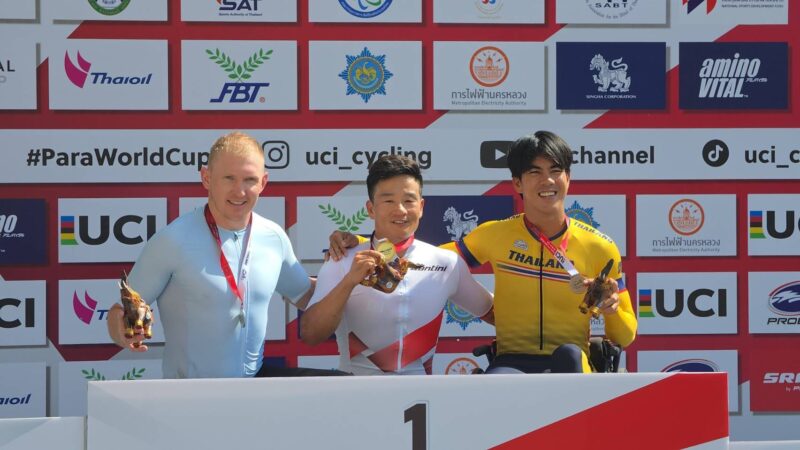 ทัพปั่นพาราไทยโชว์ฟอร์มสนั่นเวียงพิงค์ เก็บเพิ่ม 2 เหรียญเงิน 2 เหรียญทองแดง ปิดจ็อบเวิลด์คัพสนามแรกสุดหรูด้วยการคว้าไป 5 เหรียญเงินและ 5 เหรียญทองแดง