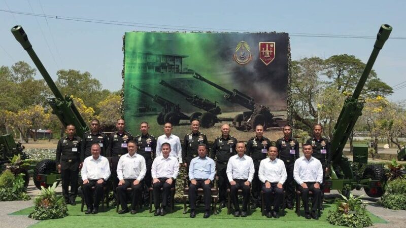 ลพบุรี – รัฐมนตรีช่วยกลาโหมตรวจเยี่ยมสายการผลิตศักยภาพอาวุธยุทโธปกรณ์กองทัพไทย