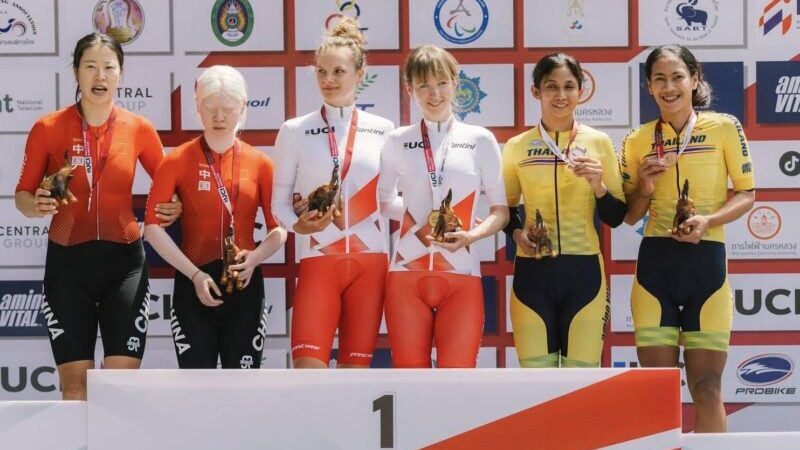น่องเหล็กตาบอดสาวไทย “บัว”วัชโรบล บุญมาเลิศ และไพลอต “ขิม”พรรณรายณ์ ราษี เก็บเหรียญทองแดงเพิ่มให้ทัพจักรยานพาราไทยจากโรด เรซ คลาส WB