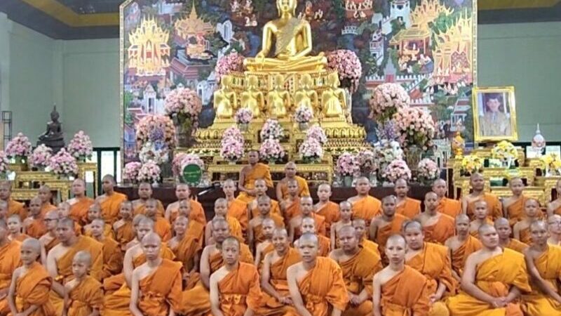 วัดใหญ่ชัยมงคลจัดบรรพชาภาคฤดูร้อน ส่งเสริมคุณธรรมเยาวชนอยุธยา