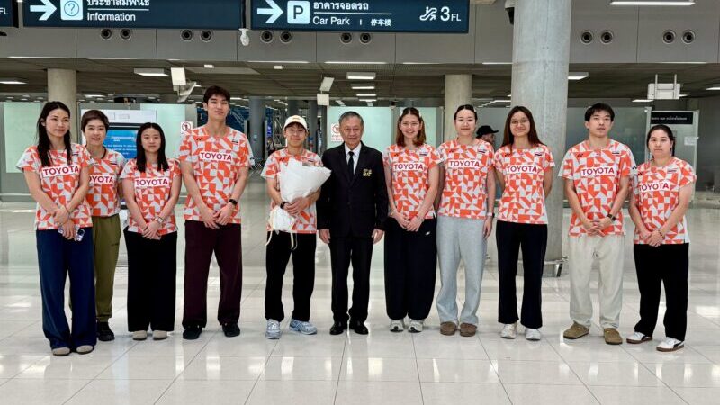 เม ศุภนิดา กลับถึงไทย หลังคว้าแชมป์แบดมินตันสวิส โอเพ่น