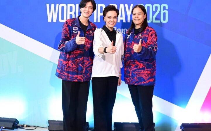 ชี้ความสำคัญ “หน่อง ปลื้มจิตร์ – กิ๊ฟ  วิลาวัณย์” ตำนานลูกยางร่วมนำพลังทรัพย์สินทางปัญญาดันอุตสาหกรรมกีฬาไทย