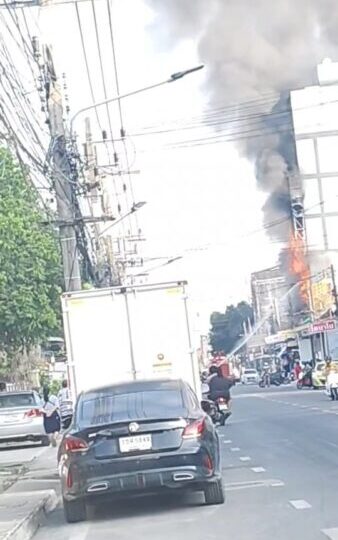 คืบหน้าไฟไหม้ ร้านขายสี