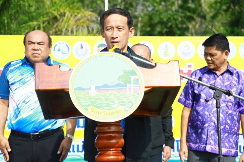 จังหวัดตรัง ร่วมกับ สมาคมกีฬาเรือพายแห่งประเทศไทย และ กฟผ. เปิดการแข่งขันเรือพายชิงชนะเลิศแห่งประเทศไทย ประจำปี 2569 อย่างยิ่งใหญ่ ณ คลองลัดผันน้ำแม่น้ำตรัง มุ่งยกระดับ “Trang Sports City” พร้อมกระตุ้นเศรษฐกิจและการท่องเที่ยวในพื้นที่