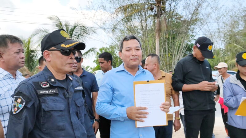 พังงา-กำนันเจ้าของบ่อทราย ขอความเป็นธรรมหลังถูกโซเชียลกล่าวหาบุกรุกป่าสงวนและที่สาธารณะ ด้านหน่วยงานป่าไม้ลงพื้นที่ตรวจสอบ