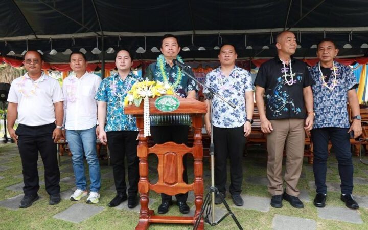 อบต.มาบโป่งจัดโครงการธรรมะเพื่อผู้สูงวัยใจชื่นบานโดยมี นายก อบจ.เป็นประธานเปิดงานประเพณีสงกรานต์ และวัฒนธรรมตำบลมาบโป่ง ประจำปี พ.ศ. 2569