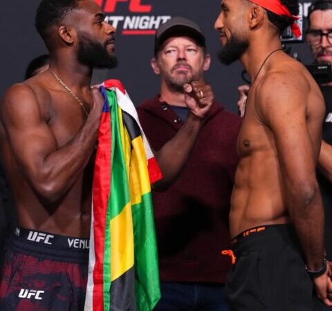 ซาลาล เบาครึ่งปอนด์ ก่อนดวล สเตอร์ลิง ผลการชั่งน้ำหนักศึก UFC FIGHT NIGHT อาทิตย์นี้