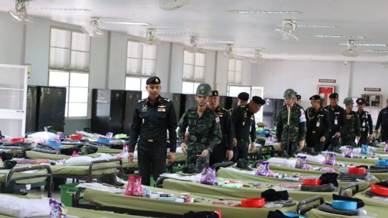 มณฑลทหารบกที่ 310 จัดพิธีประดับเครื่องหมายยศสิบตรีกองประจำการ และตรวจความพร้อมหน่วยฝึกทหารใหม่ ผลัดที่ 1 ประจำปี 2569