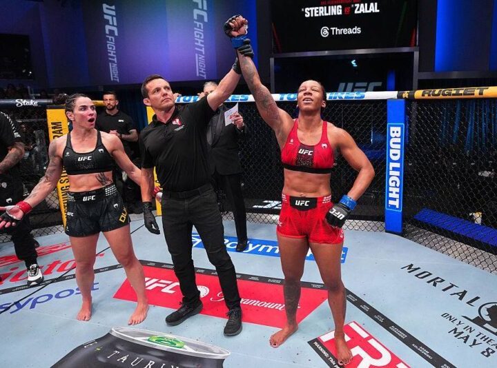 สเตอร์ลิง ไล่ปล้ำขย้ำต้อนแต้ม ซาลาล คู่เอกศึก UFC FIGHT NIGHT