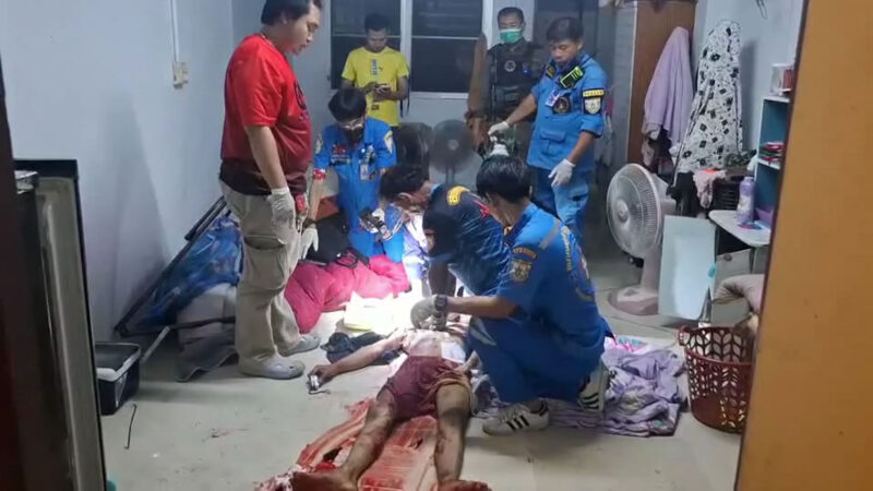 พ่อตาโหดชักมีดพกแทงลูกเขยมิดด้ามดับคาห้อง ปมเหตุปัญหาสะสม