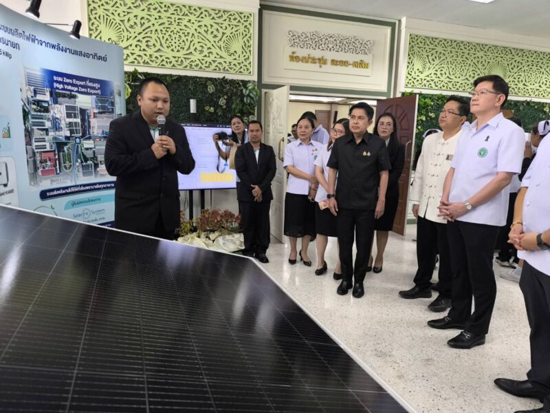 นครนายก – โรงพยาบาลนครนายก จัดงาน “Go Green Together” เปิดตัวโครงการติดตั้ง Solar Cell โรงพยาบาลนครนายก มุ่งสู่ Green Hospital อย่างยั่งยืน