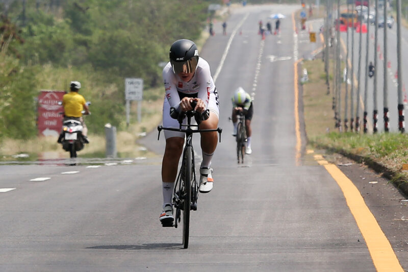 “วัชรพงษ์” นักปั่นดาวรุ่งฟอร์มเยี่ยม คว้าแชมป์ไทม์ไทรอัลรุ่นยุวชนชาย ศึกสองล้อประเทศไทยที่ จ.จันทบุรี