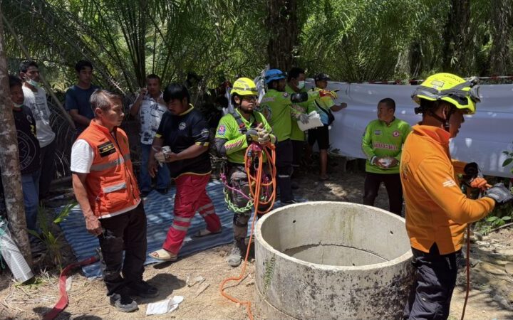 พังงา-เศร้าหนัก 4 ชีวิตลงรื้อบ่อน้ำเก่ากลางสวนปาล์มน้ำมัน ขาดอากาศหายใจดับอนาถ