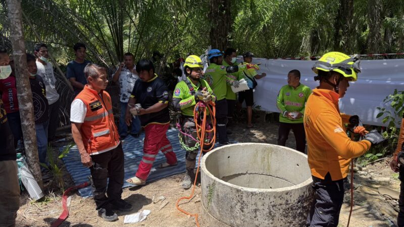 พังงา-เศร้าหนัก 4 ชีวิตลงรื้อบ่อน้ำเก่ากลางสวนปาล์มน้ำมัน ขาดอากาศหายใจดับอนาถ