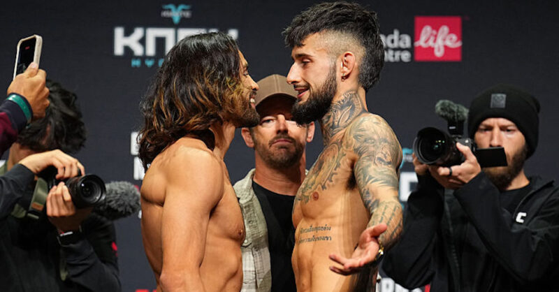 เบิร์นส ควง มาล็อตต์ ผ่านตาชั่งตามพิกัด พร้อมซัดกันในคู่เอกศึก UFC วินนิเป็ก ณ แคนาดา อาทิตย์นี้