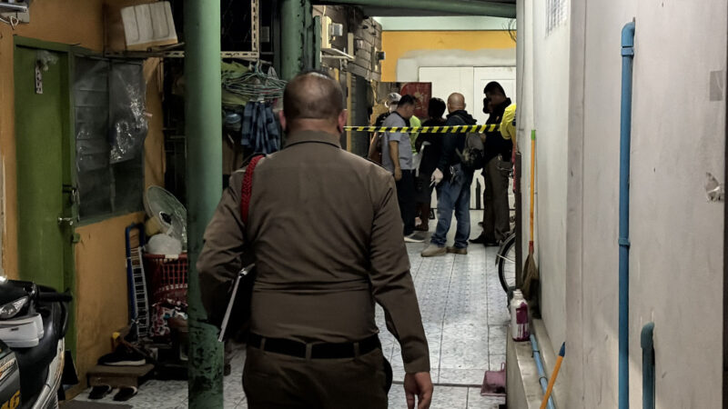 หลักฐานคาตา! วงจรปิดจับภาพหนุ่มพม่า ใช้กรรไกรแทงคู่รักดับ ปากแข็งอ้างเป็นแค่เพื่อนสนิท