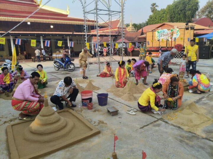 จังหวัดลพบุรี – พิษเศรฐกิจน้ำมันแพง สงกรานต์ชาวมอญบางขันหมากเหงาหงอย