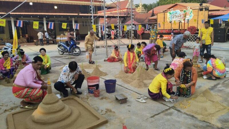 จังหวัดลพบุรี – พิษเศรฐกิจน้ำมันแพง สงกรานต์ชาวมอญบางขันหมากเหงาหงอย