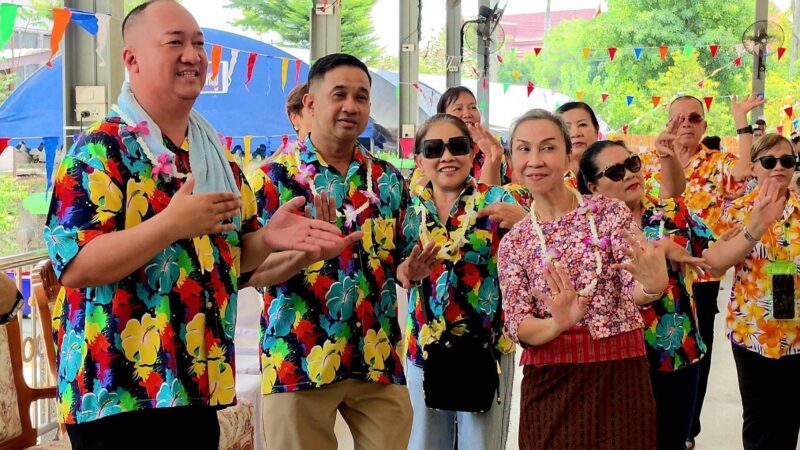 ลพบุรี – คึกคัก สืบสานประเพณีเทศกาลสงกรานต์ไทย-พวน