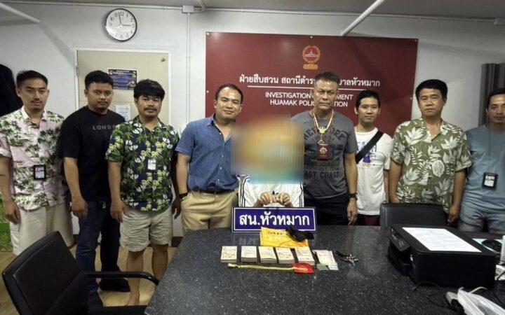 สน.หัวหมาก รวบหนุ่มวิ่งราวทรัพย์กลางห้างฯ ย่านรามคำแหง ยึดของกลางเงินสดกว่า 5 แสนบาท สารภาพก่อเหตุ – ใช้รถยนต์หลบหนี