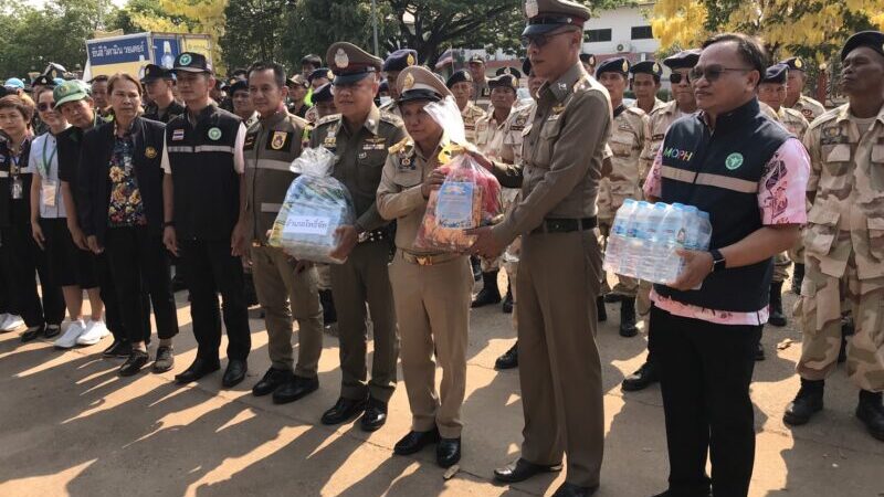 ร้อยเอ็ด – นายสมหวัง วงศ์คำ นายอำเภอโพธิ์ชัย ประธานเปิด จุดตรวจ จุดสะกัด ในช่วงเทศกาลสวันสงกรานต์ ปี 2569