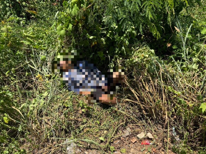 พบศพผู้เสียชีวิตนอนอยู่ริมคูข้างถนนเพชรเกษม ฝั่งล่องใต้ หมู่ 3 ตำบลสลุย อ.ท่าแซะ จ.ชุมพร