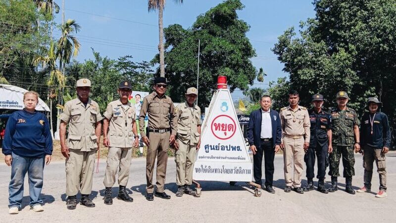 ชุมพร – ท่าแซะตั้งจุดตรวจคุมเข้มสงกรานต์ 69 สามารถเซฟชีวิตประชาชนในถนนเส้นรองได้ดี