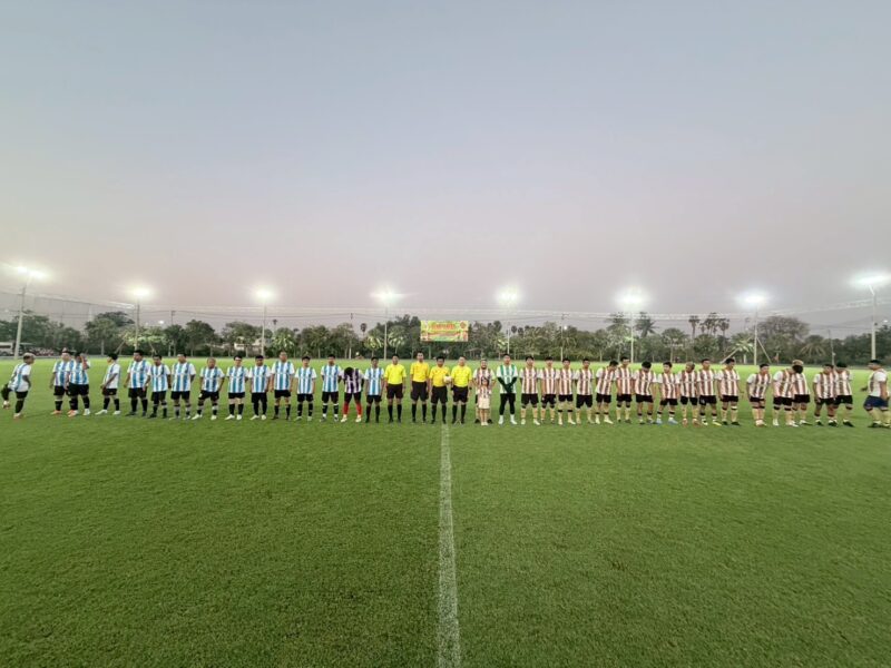 ปทุมธานี – ปิดฉากยิ่งใหญ่บอลต้านยาเสพติดบ้านกลาง ทีมสีทอง ผงาดคว้าแชมป์รับสงกรานต์