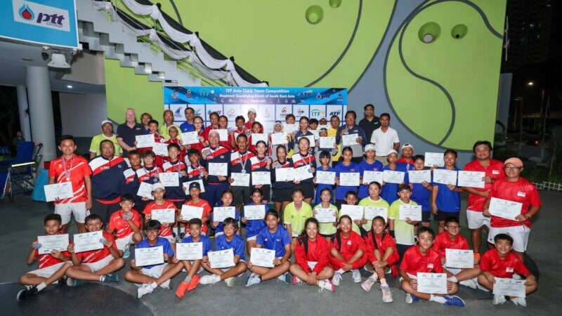 ทีมนักหวดไทยรุ่นเล็ก 12 ปี ชาย-หญิง คว้าโควตาลุยเทนนิสชิงชนะเลิศเอเชีย 2026
