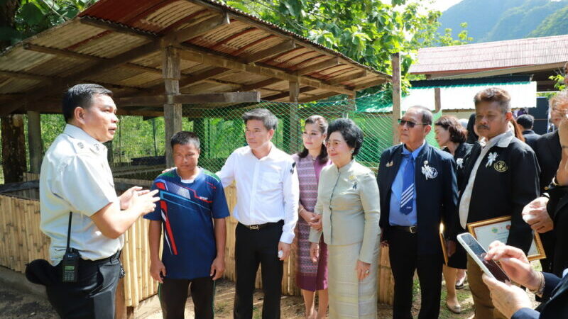พังงา-อธิบดีกรมราชทัณฑ์ เปิด “บ้านก้าวใหม่ ให้โอกาส” บ้านกึ่งวิถีรองรับผู้พ้นโทษ สร้างโอกาสคืนคนดีสู่สังคม